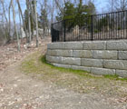 Redi-Rock retaining wall