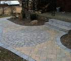 circular pattern paver detail