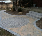 circular pattern paver detail