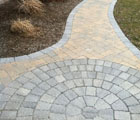 cultured stone paver paths