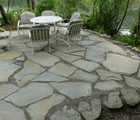 water front flag stone patio